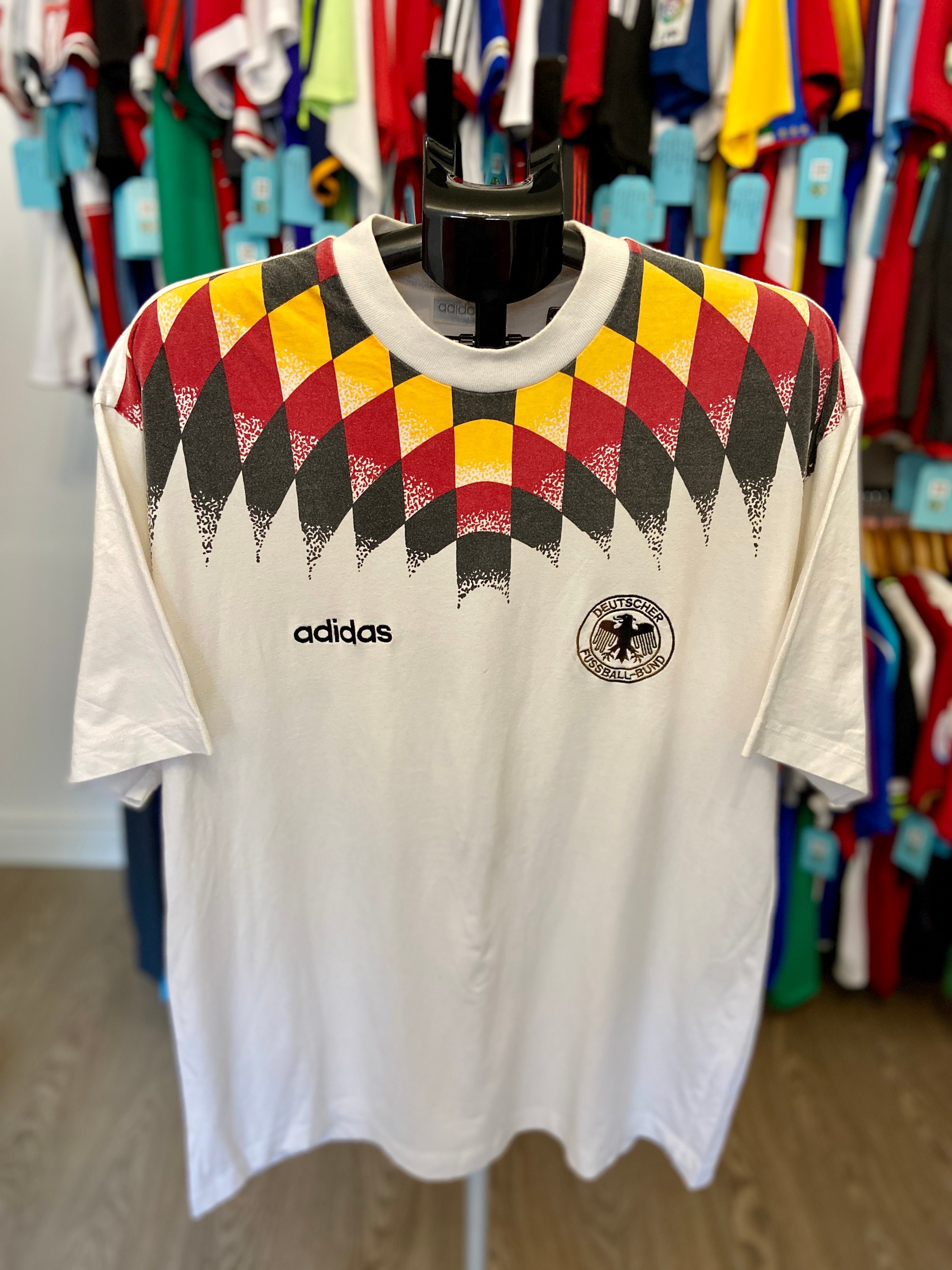 Adidas Germany 1994 Training Shirt - Men (L) | Tiny Soccer Shop
