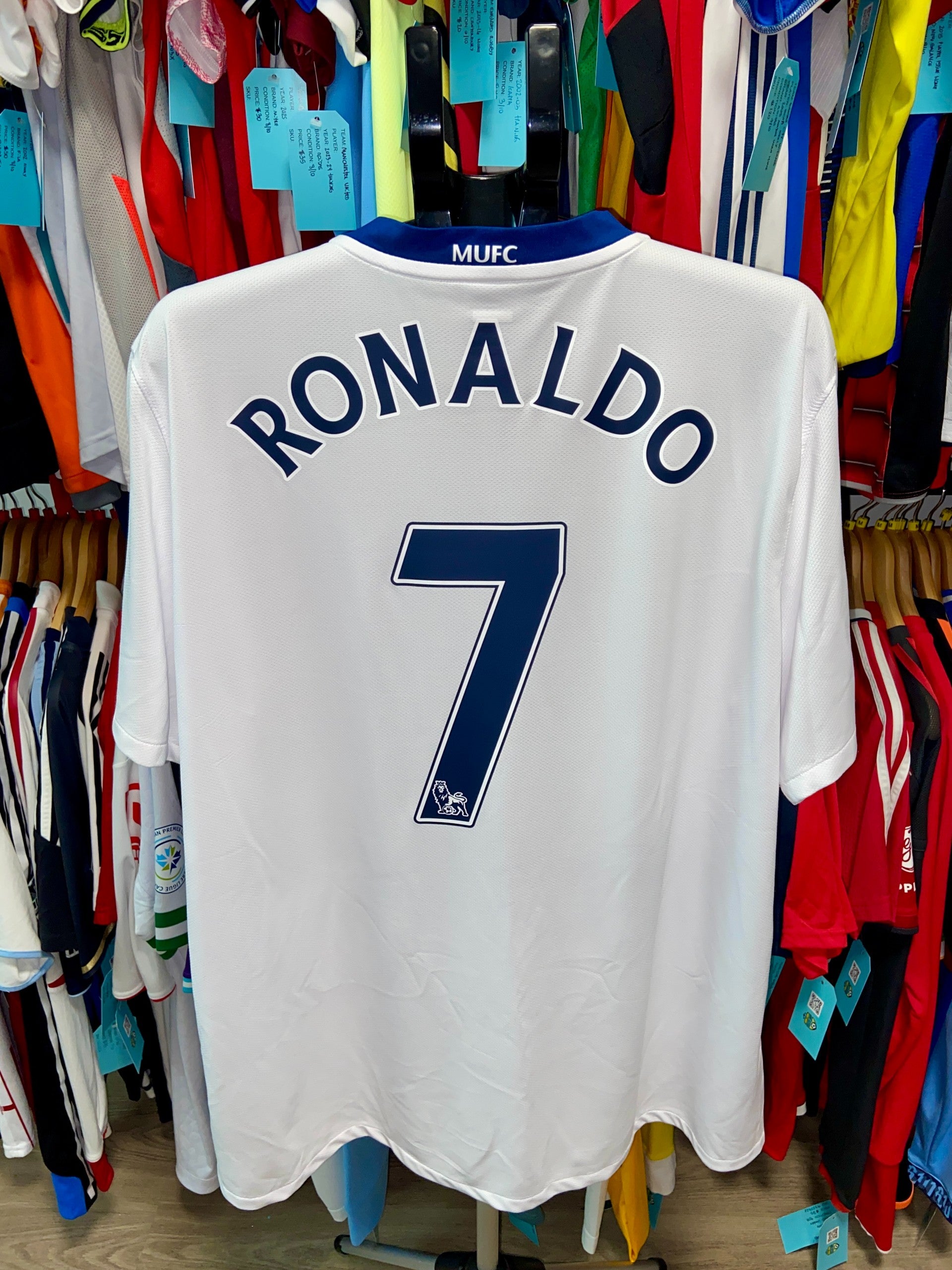 Nike Manchester United 2008-09 Cristiano Ronaldo #7 Away - Men