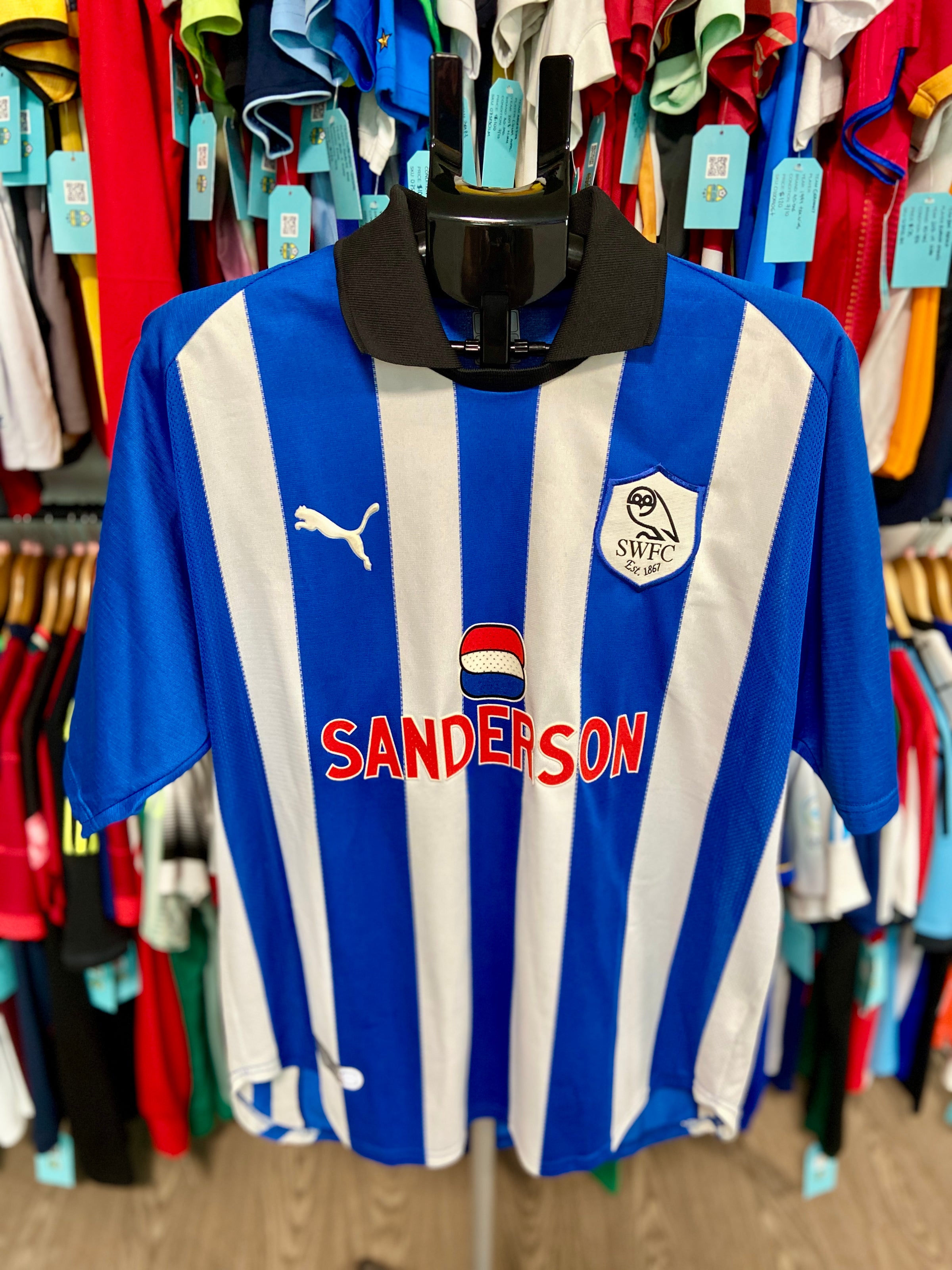 Puma Sheffield Wednesday 1999-00 Home Jersey - Men (L) | Tiny